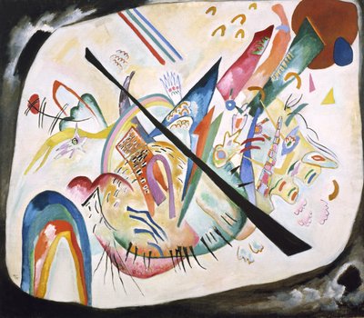 Witte ovaal, 1919 door Wassily Kandinsky